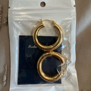 Gold Hoop Earrings
